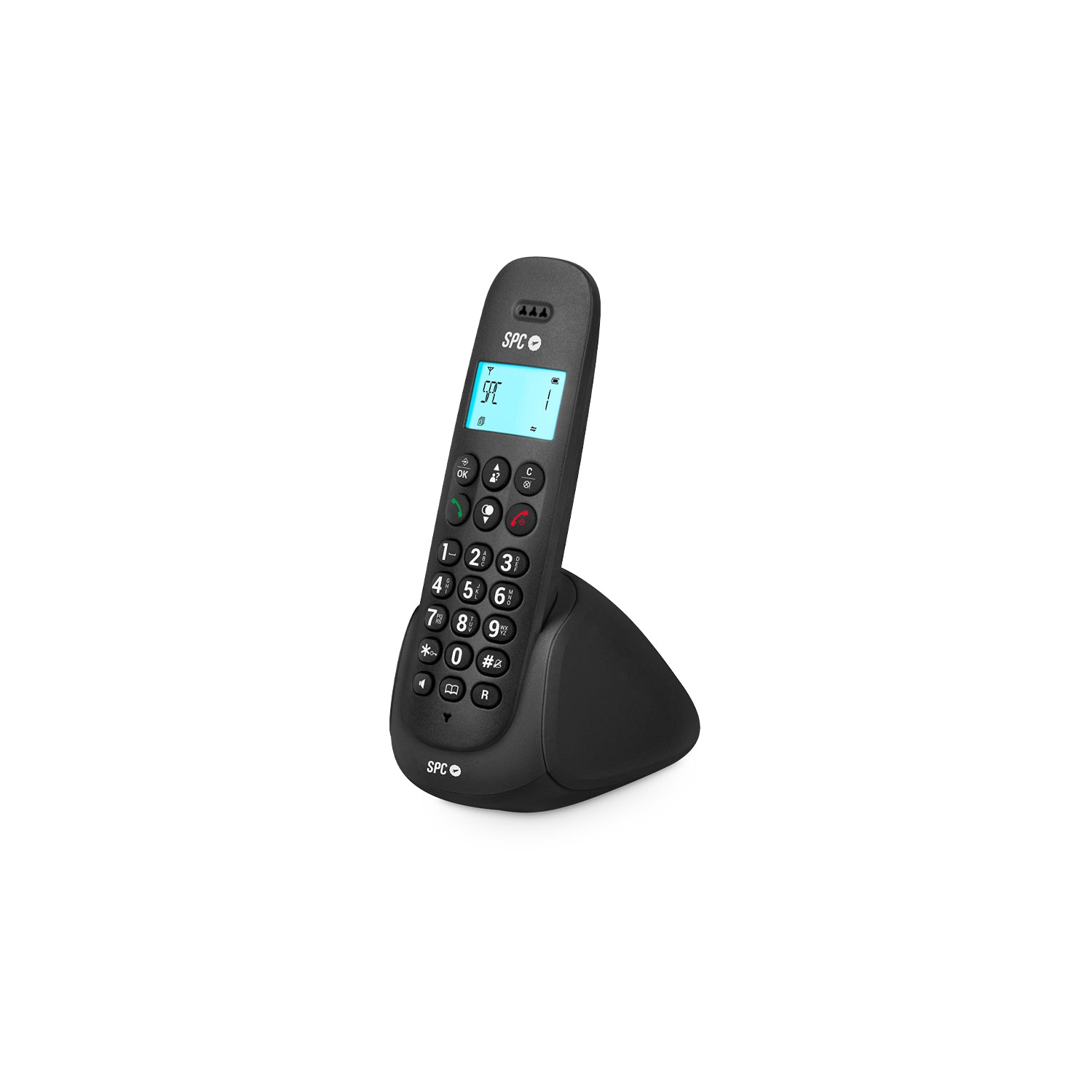 Teléfono inalámbrico Dect Spc ART 2 7310NS ECO, con manos libres, negro